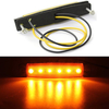 Luci per veicoli con luci di ingombro laterali a LED rettangolari gialle Mariner