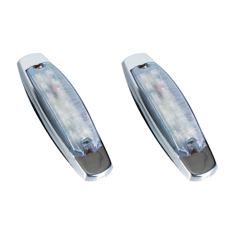 Segnalino a LED a LED rosso Chrome Light per veicoli