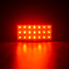  6 "Luce di coda a LED rettangolo rosso
