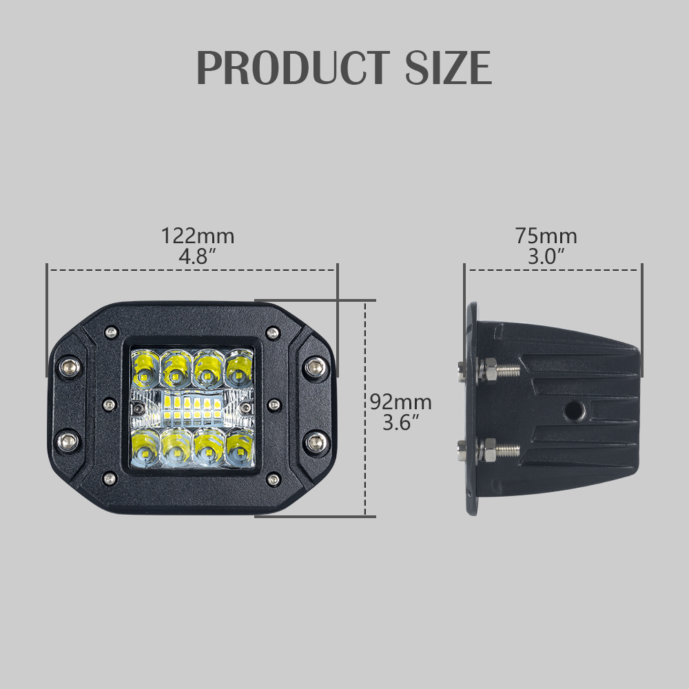 Bar di luci da lavoro a LED da 60w 4 pollici per camion
