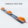 Indicatore luminoso a led rosso ID BAR in acciaio inossidabile