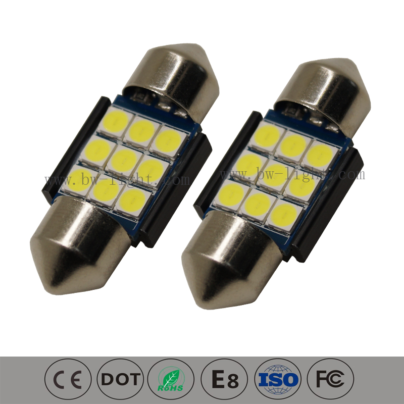 Luci per auto a cupola a cupola a LED super luminosa da 31 mm 