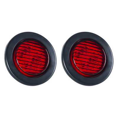 Fanale posteriore a LED rosso da 2,5 pollici con gomma