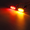 Luci di ingombro laterali a led ovali gialle 12V