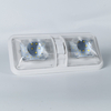 Luce RV a doppia cupola ad interno a LED 