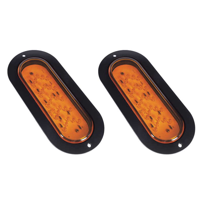 Luci posteriori a LED con indicatori di direzione a freccia ovale da 6 " pollici