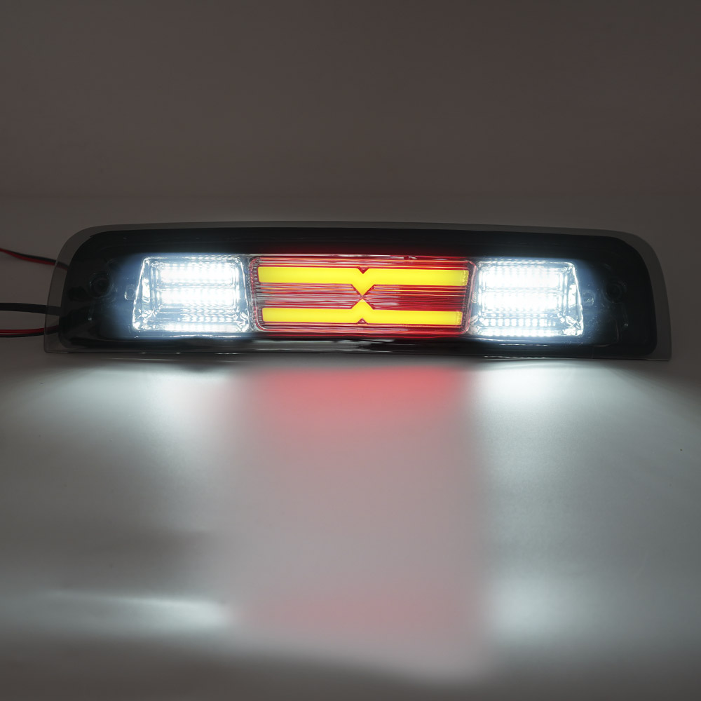 LED 3 ° terzo freno bianco Luce di carico per il dodge Ram 2009-2017 con lente fumogeni