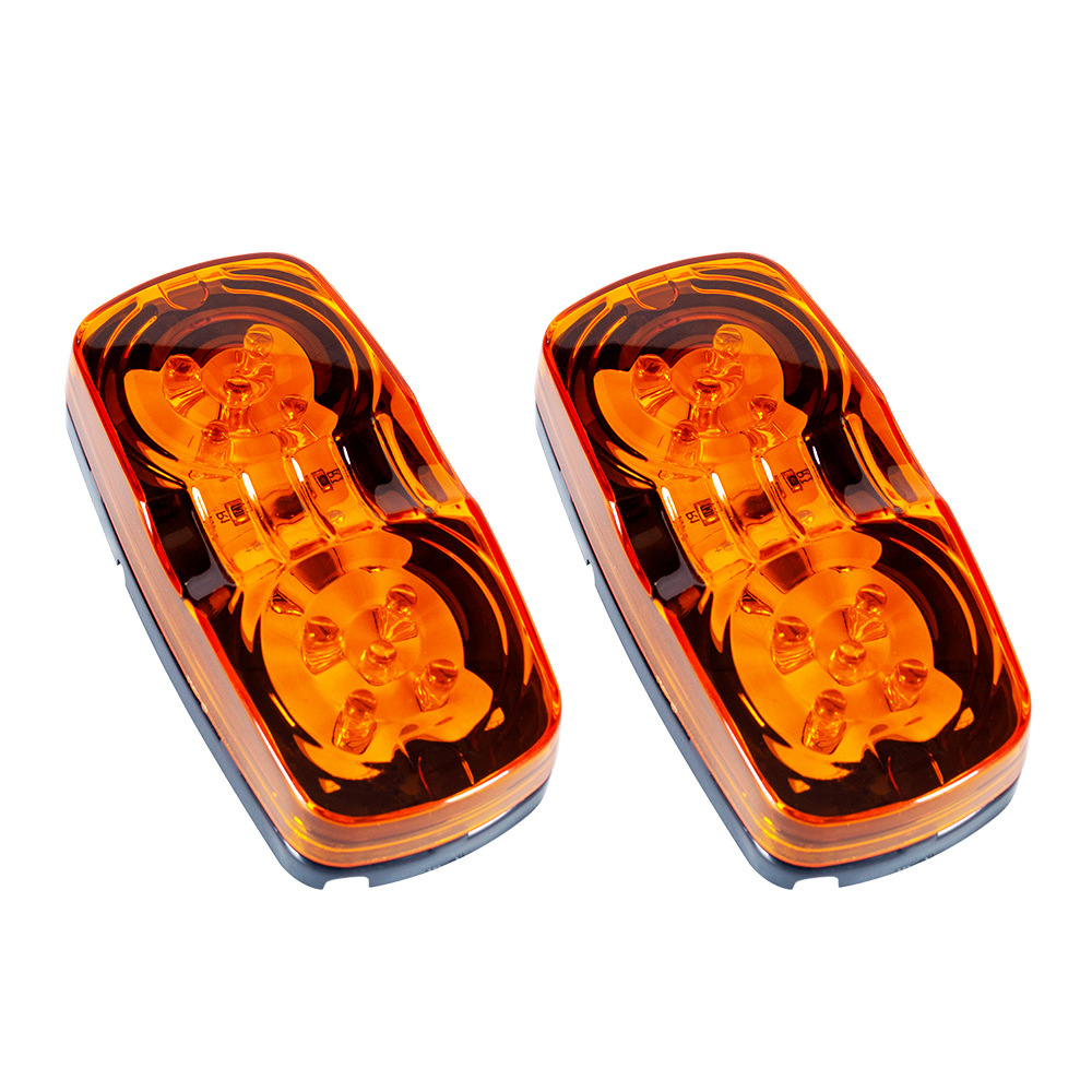 Luce del tiraggio a LED DOPPIO AMBER Bullseye 