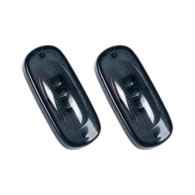 Luci a LED per indicatori di direzione laterali del parafango a doppio letto per il 2003-2021 Dodge RAM 1500 2500 3500 4500 5500